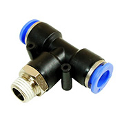 Male Tee Branch Push-in Fittings