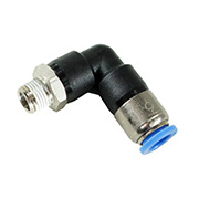 Elbow Push-in Fittings With Stop Valve