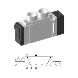 Pneumatic Valve SCEP411 - 5/2 Single