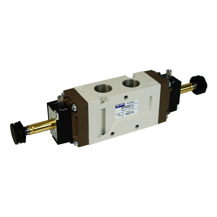 Solenoid valve 5/2 double - 3/8"