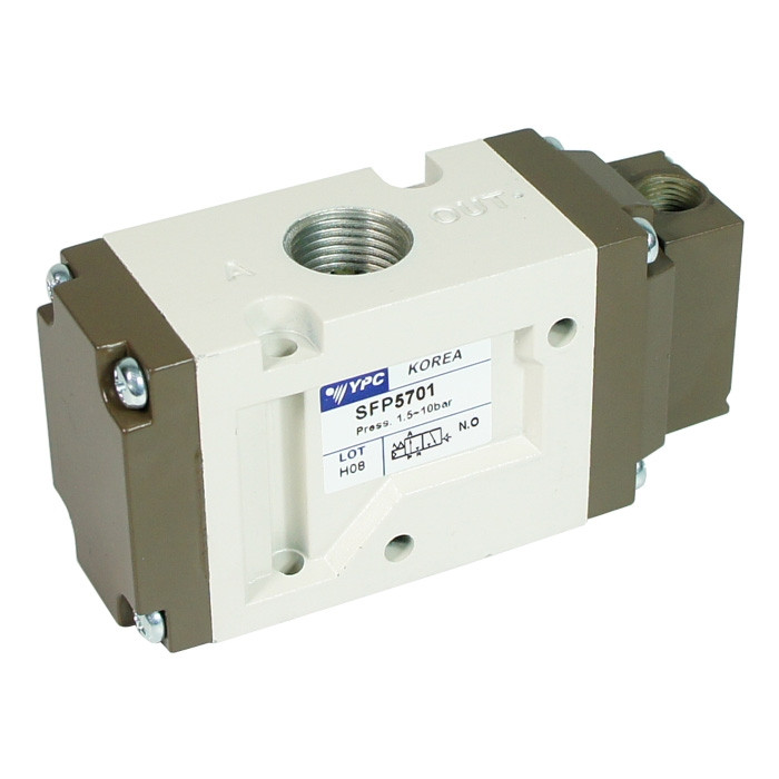 Pneumatic Valve SFP5703. 3-way, 2-position, normally open, G 3/8.