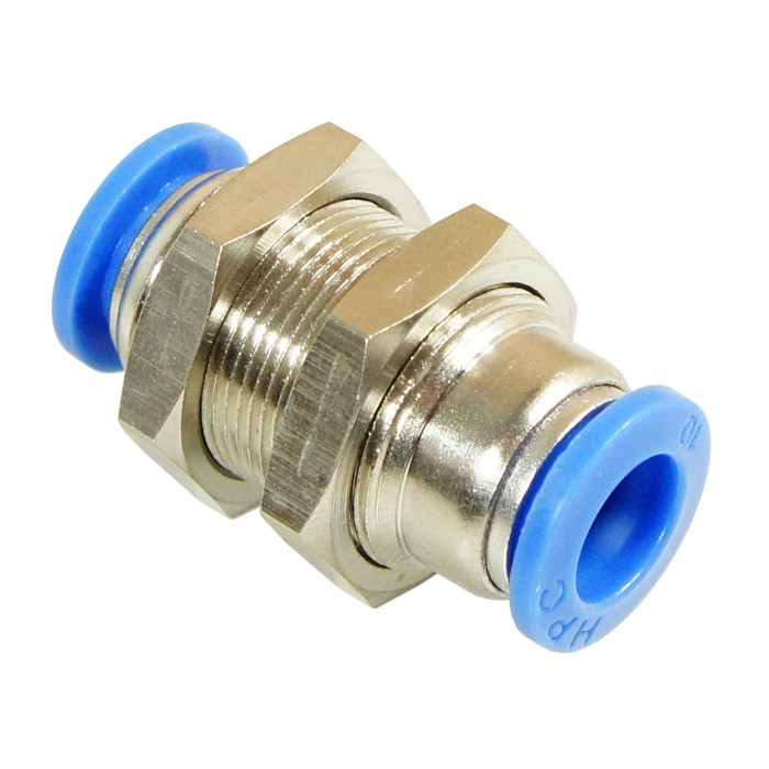 Bulkhead Push-in Fitting 6mm PMM-06