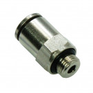 Push-in straight fitting 6mm - 1/8