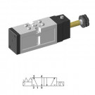 Solenoid valve 5/2 single - ISO-0