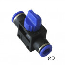 Shut off valve 3/2 - 10 mm