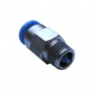 Push-in fitting with shut off valve 1/4″ - 6mm